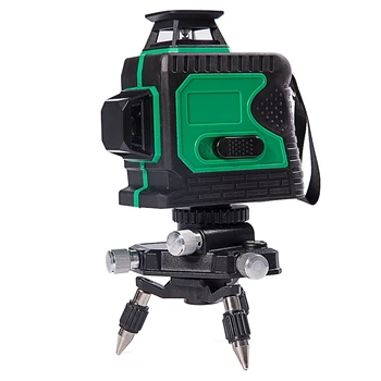 

Spirit Level 12 Line 3D Self-Leveling 360 Horizontal and Vertical Cross Super Powerful Green Beam Line US Plug