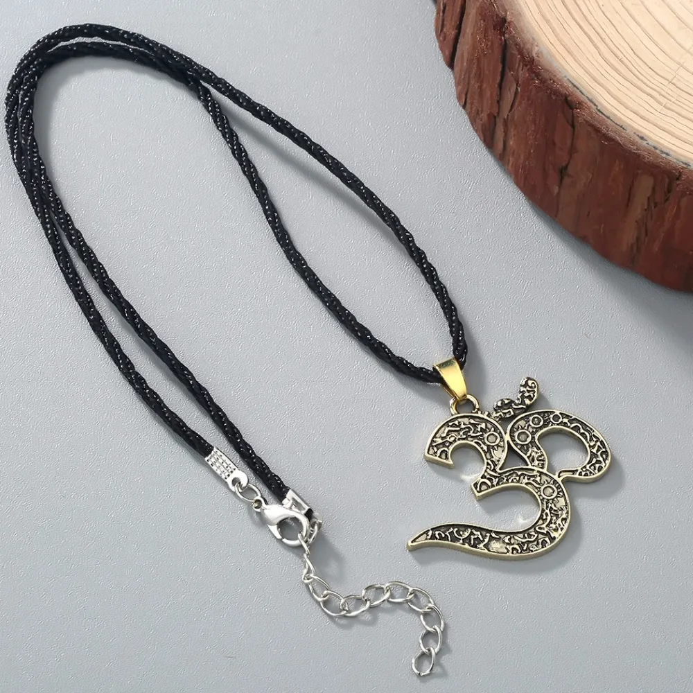 Распродажа! винтажное серебряное мусульманское ожерелье с веревочной цепью, круглая религиозная Подвеска для свитера