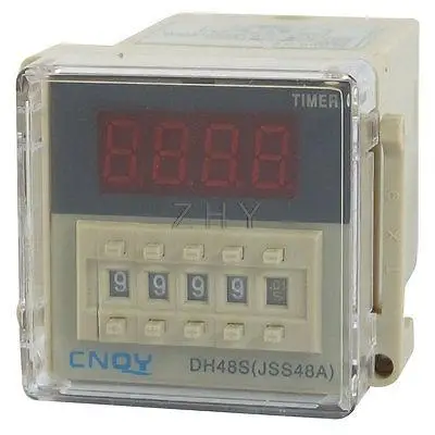 

DH48S-2Z LCD Display Time Timer Delay Relay 8-Pin DPDT 0.01S-9999H AC/DC36V