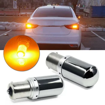 

2pcs Turn Signal Light 1156 BA15S 3014 144SMD LED Bulb Error-free 1156 18W