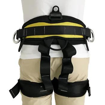 

Profession Seat Sitting Rock Safety Tree Climbing Rappelling Harness Bust Belt Adjustable Size For Adults