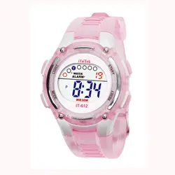 2018 для мальчиков и девочек для плавания спортивные цифровые часы жизни Водонепроницаемый наручные часы Новые силиконовые Бесплатная
