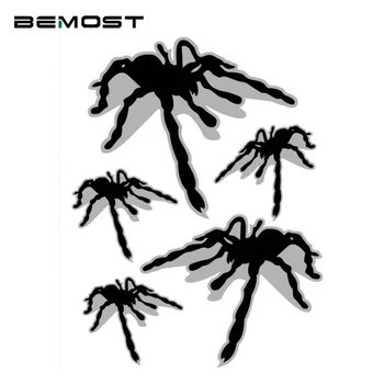 

BROSHOO 2018 New Fashion 3D Shadow Spider Sticker For Cars Vinyl Waterproof Decoration Decals Car Styling Accessories 1Set