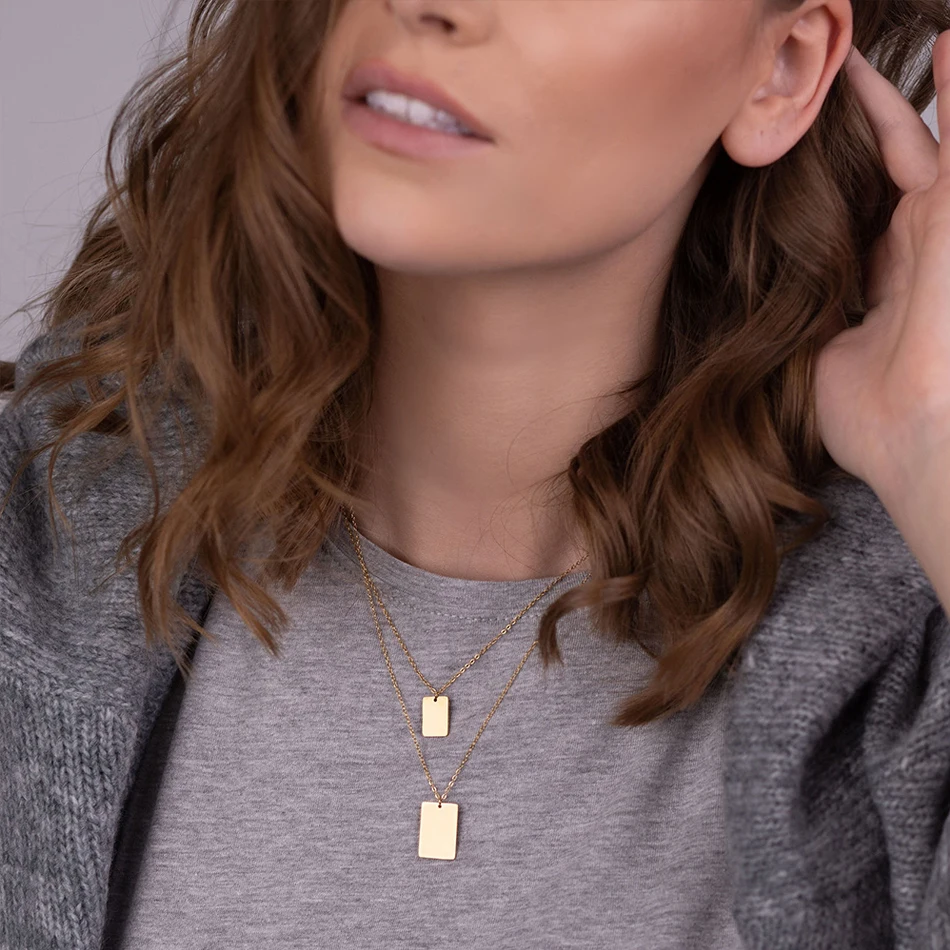 Chain Hypoallergenic Pendant Necklace 