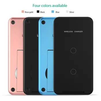 

Wireless Charger C2 Ultra Thin Fast Charging Dock Stand for QI-enabled Devices Universal Mobile Phone Holder Stand Charger