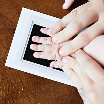 

Baby Non-Toxic Touch Ink Pad Inkless Footprints Pad Touch Handprint Sticker Infant Casting Newborn Clay Toy Gifts Souvenirs
