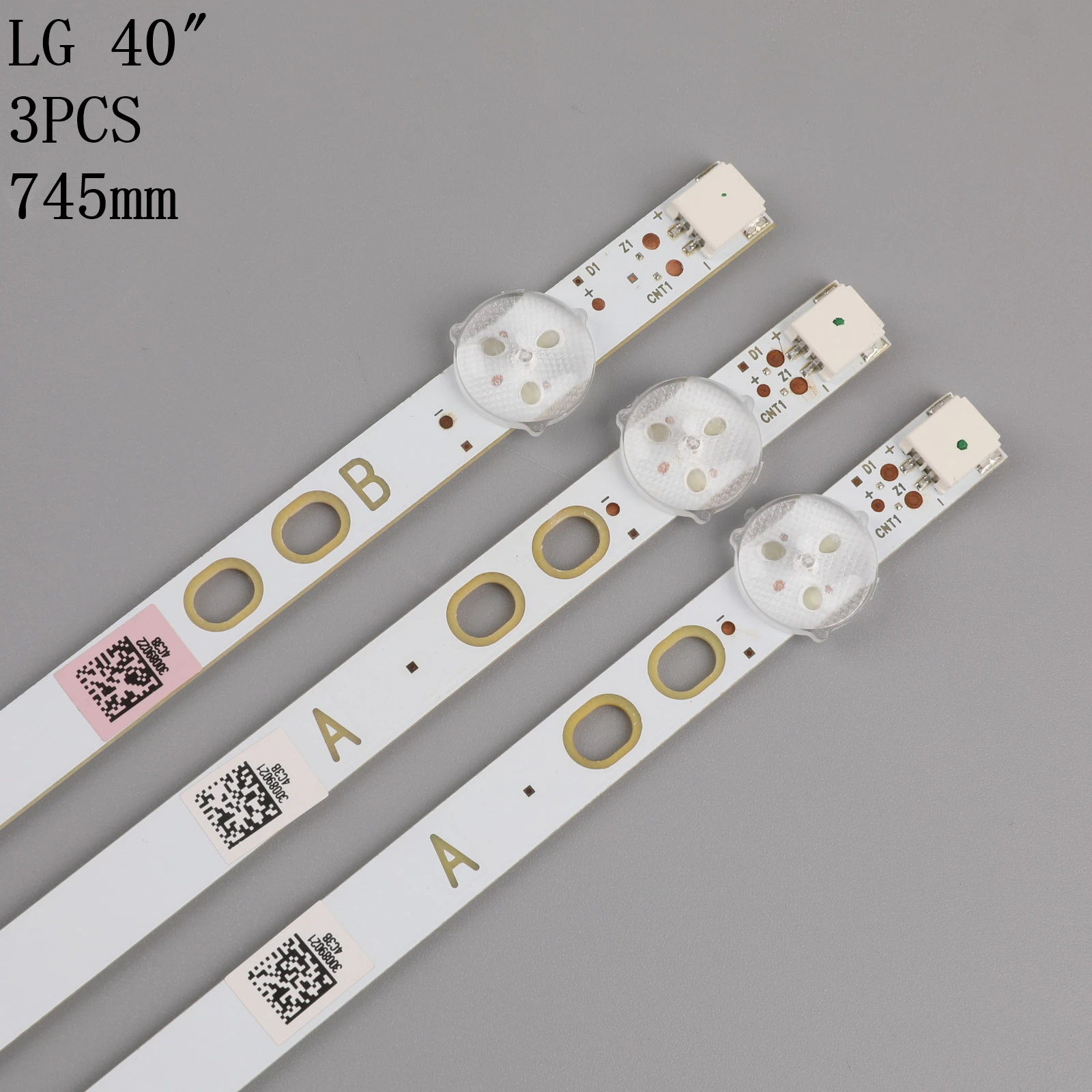 Nuevo Kit de 3 uds tira de LED para iluminación trasera para LG Bush Vestel 40 pulgadas LB40017 17DLB40VXR1 VES400UNDS-2D-N11 VES400UNDS-2D-N12
