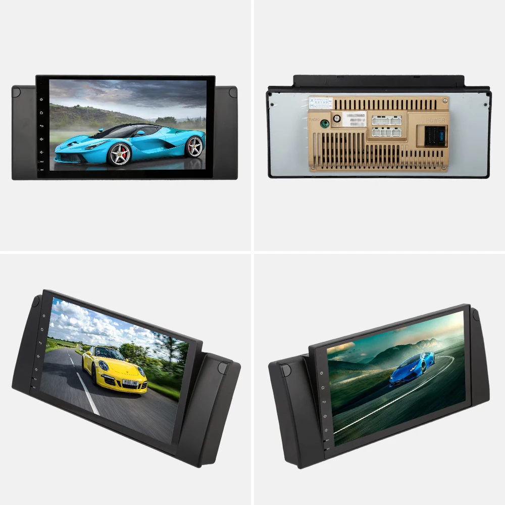 Sale Sinosmart Android 8.1 2Din IPS 2.5D/QLED screen car gps multimedia radio navigation player for BMW 5 Series 1
