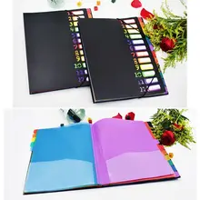 12 В многостраничная классификация папка держатель сумка для хранения A4 файл сортировщик помощник