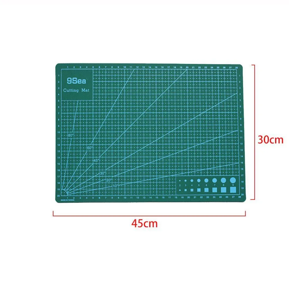 A3/A4PVC прямоугольные линии сетки режущий коврик инструмент пластиковая разделочная доска коврик двухсторонний режущий коврик ремесло DIY режущие инструменты
