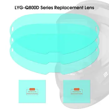 

YESWELDER 3PCS Outer and 2PCS Inner Alternate Replaceable Protection Lens for LYG-Q800D Series Welding Helmet