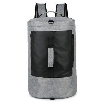 

Portable Youth Backpack Outdoor Sports Yoga Fitness Bag Short Shoulder Travel Bag durable black Daypack