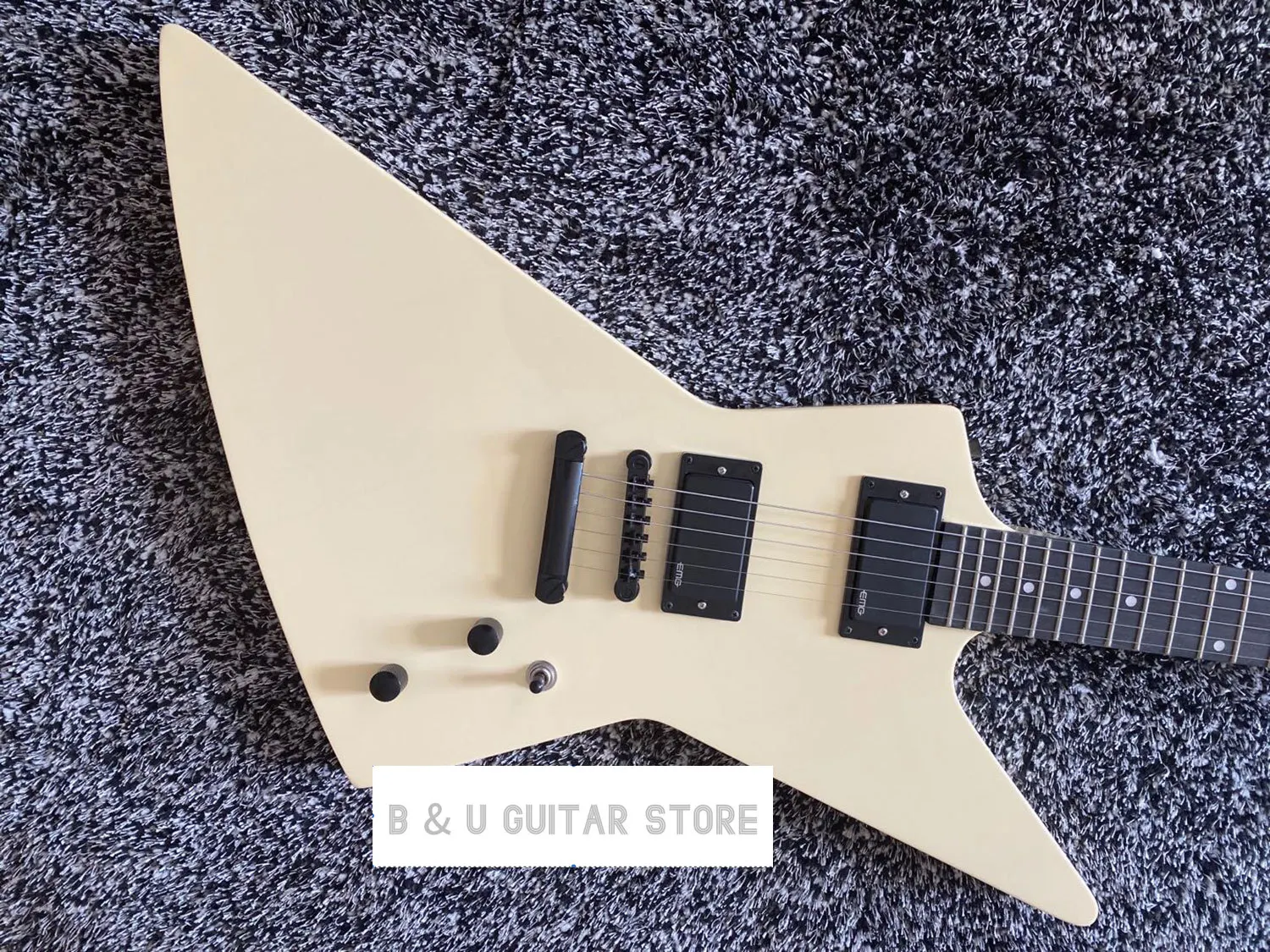 Explorer guitar Creamy White Electric guitar Explorer Electric Guitar