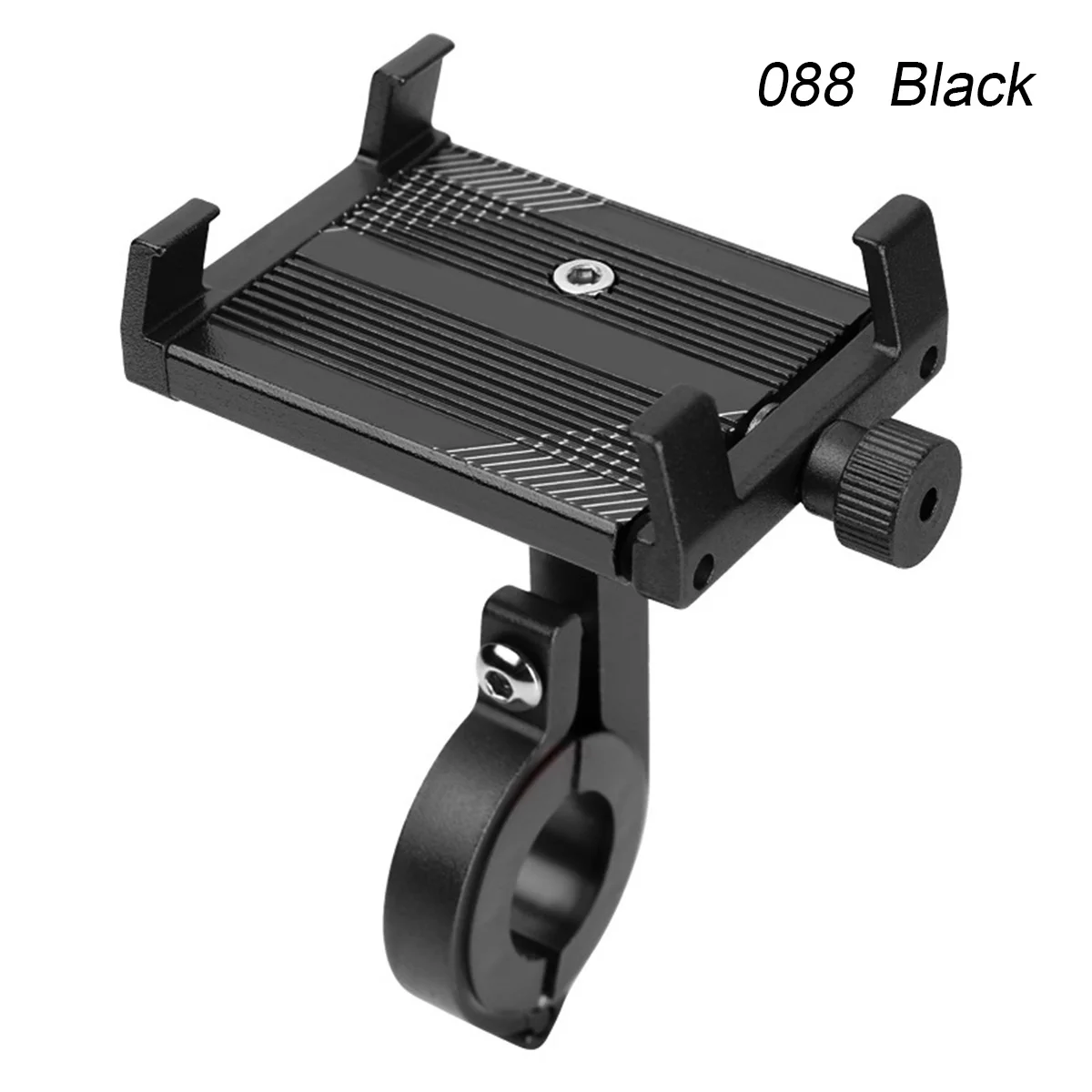 Black 088 Алюминиевый сплав 360 ° 180 ° Вращение держатель велосипеда мотоцикл велосипедный удлинитель руля для Мобильный телефон gps крепление - Цвет: Black 088
