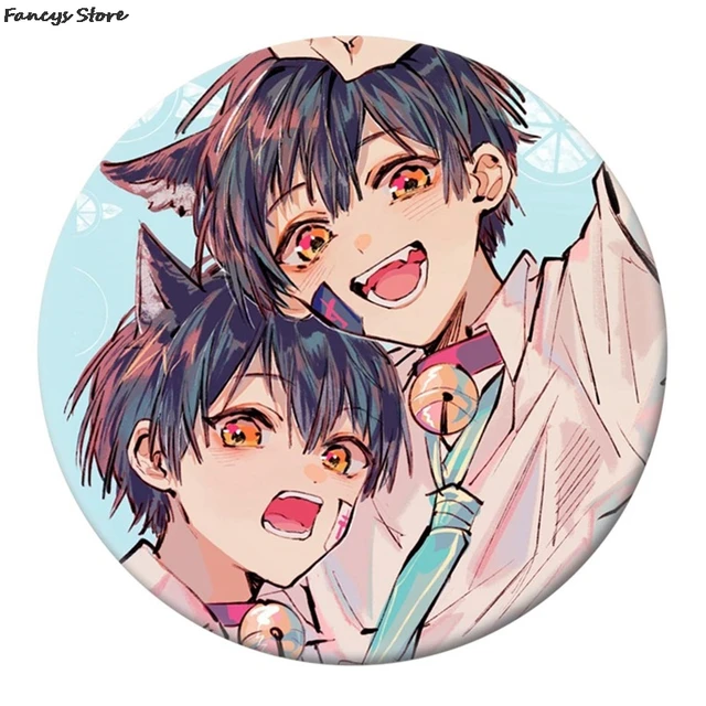 Japán Kawai Earthbound Fiú Hanako-Kun Jelvény Táska Ruhához Aranyos Ajándék Lány Ajándéktárgyak Könyvesbolti Kávézó Bross Pin Nőknek - Image 3