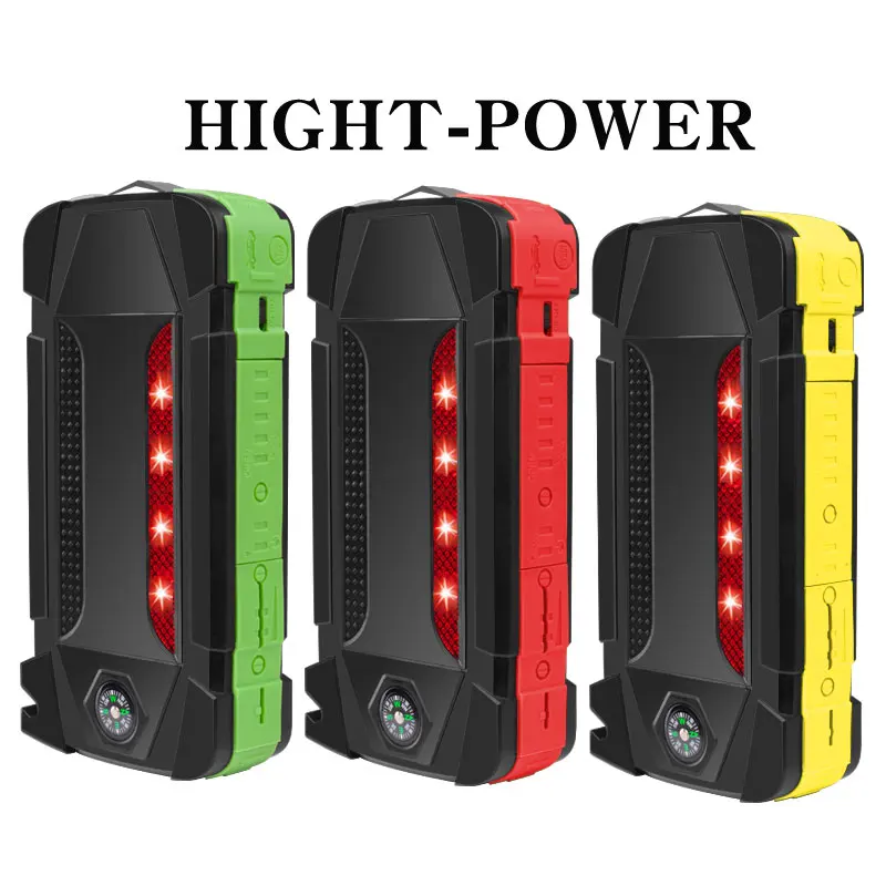  SOS Light High Capacity Starting Device Booster 600A 12V Portable Car Jump Starter Power Bank