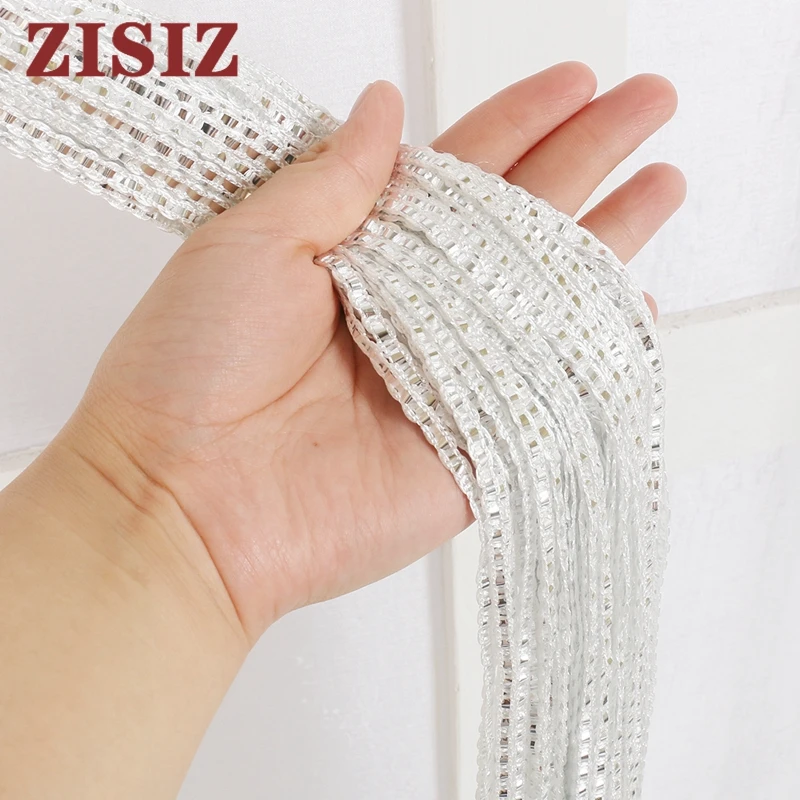 String Curtain Luxury Crystal Flash Line Shiny Tassel Door Window Room Divider Home Decoration | Дом и сад