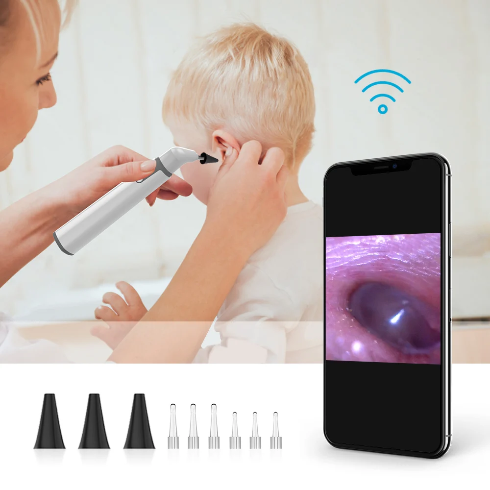 5 в 1 Wi Fi эндоскоп МП 1080p HD визуальная ухочистка 3 9 мм двойная камера объектив Android