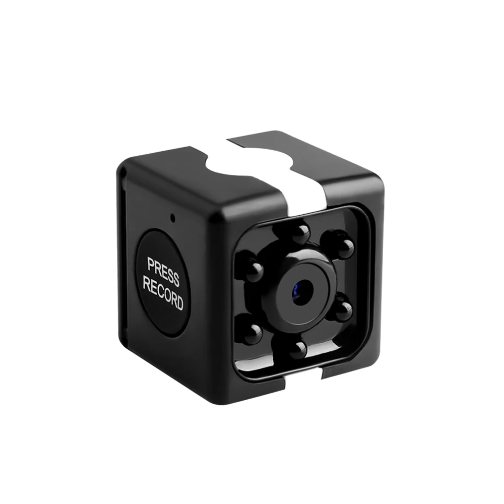 Черный Мини-камера Wifi Cube camera 1080P HD IR камера ночного видения фотография 120 градусов широкий угол 32 Гб Расширенная память мини-камера - Цвет: Черный