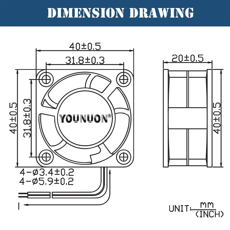 3D printer fan 40mm 4020 Cooling Fan 24V 12V 5V Double Ball Sleeve 40x40x20mm for 3D printer cooler,cooling fan