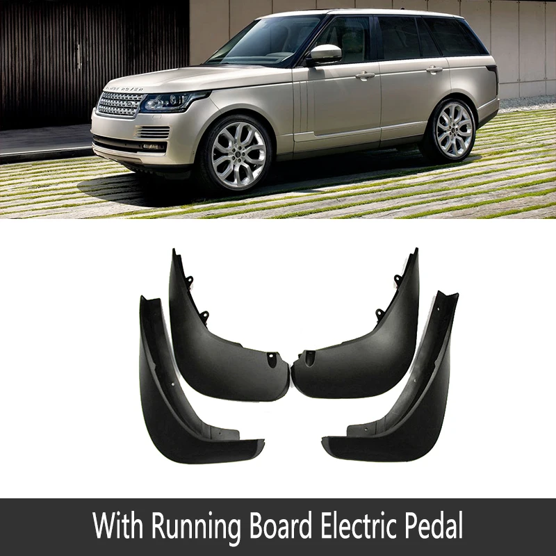 Брызговик для Land Rover Range Rover 2013~ L405 Fender брызговик закрылки аксессуары для брызговиков - Название цвета: With Running Board