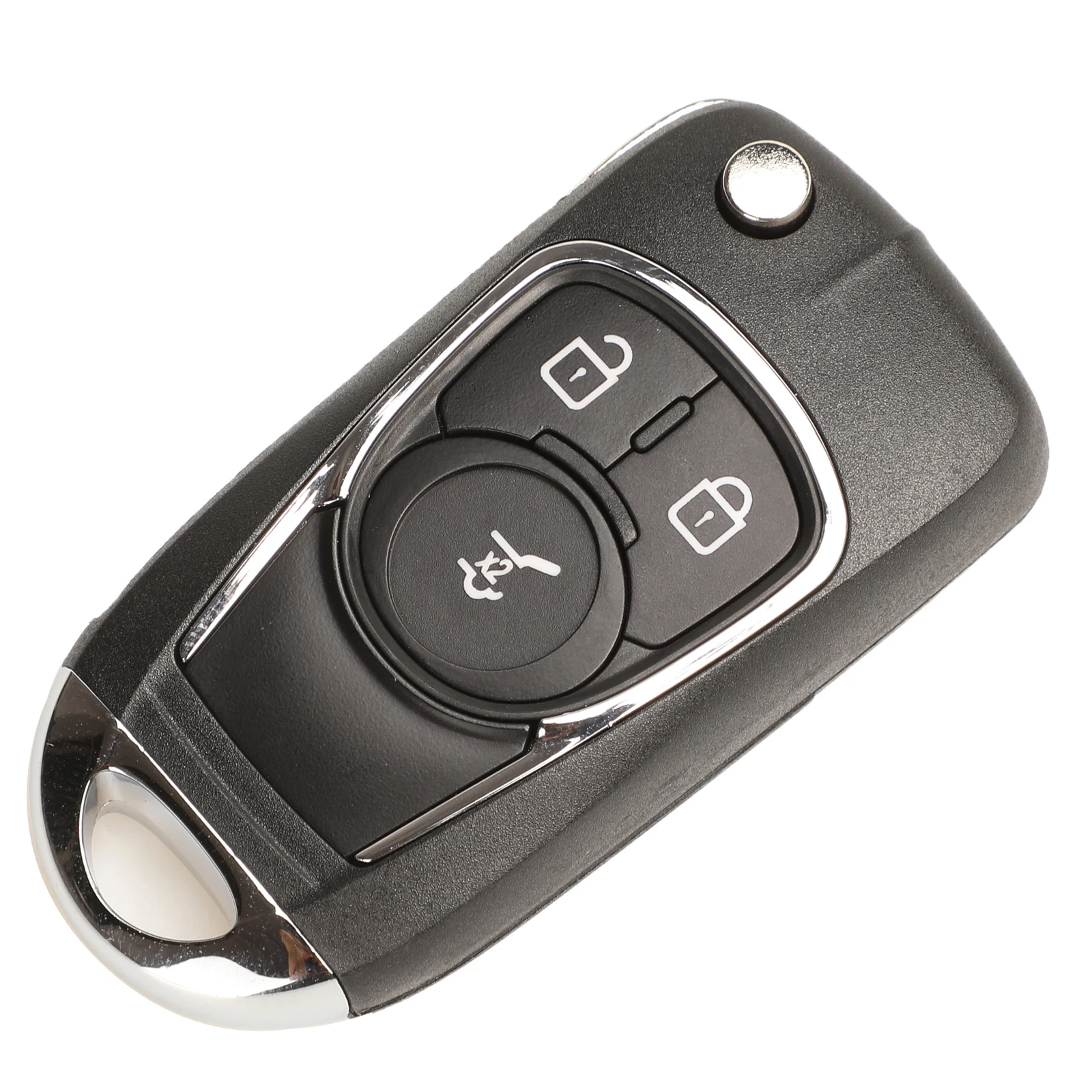 Jingyuqin 10 шт. модифицированный ключ для Buick, Chevrolet Cruze Vauxhall, Opel Insignia Astra J Zafira C Mokka флип чехол брелока Дистанционного Управления - Количество кнопок: 3 Кнопки