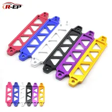 R-EP liga de alumínio bateria de carro aperte suporte universal bateria amarrar para baixo cinta se encaixa para honda civic ek eg 2002-2005(China)