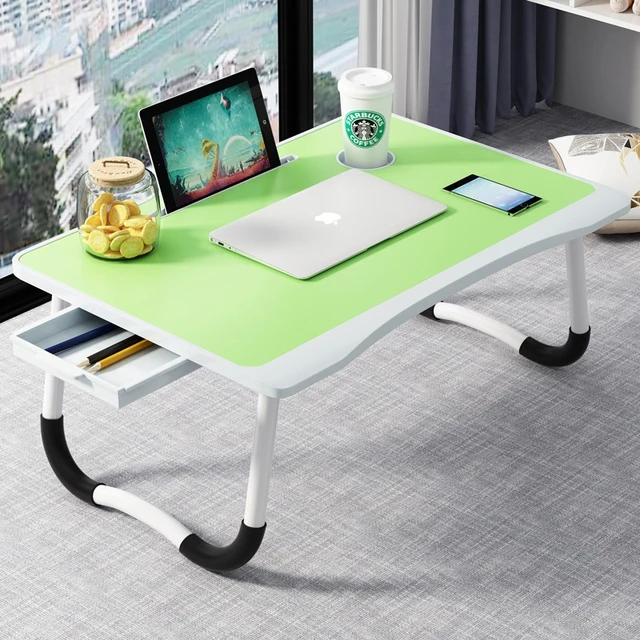 Table De Lit Pliable Multifonction Vert 