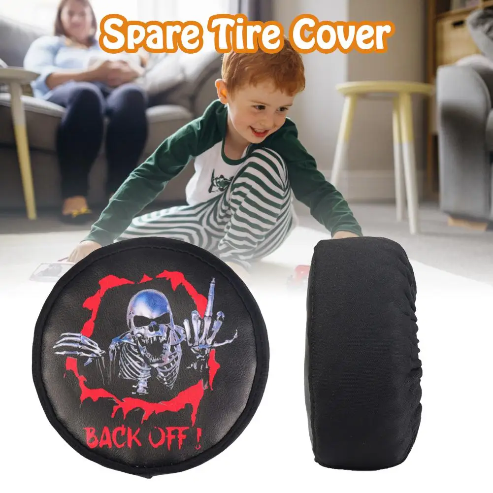 

RC Car Decoration PU Leather Spare Tire Cover for 1/10 RC Crawler Traxxas TRX4 Axial SCX10 Wraith RC4WD D90 Tamiya CC01