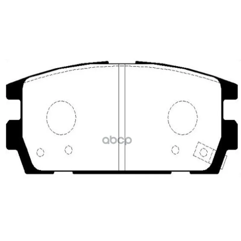Колодки Тормозные Дисковые Задние Hyundai Terracan Hp 2.5td/2.9crdi 01 Ckkh-23 Ctr арт. CKKH-23