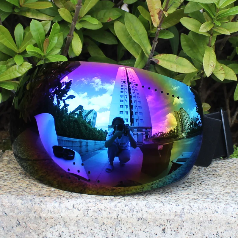 Ski Snowboard Goggles Sunglasses Eyewear Anti-UV Windproof Sports Equipment Winter Ski Goggles Nose Protection for Men Women 4