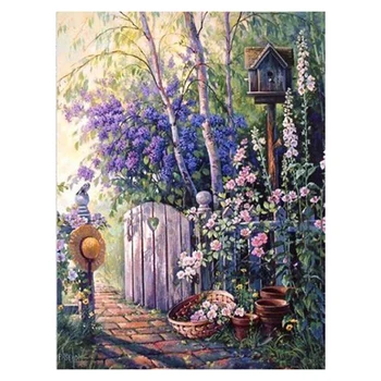 

Diamond Painting Landscape Cross Stitch Diamond Embroidery Full Set Scenery Beaded Painting Diamond Art Home Decoration
