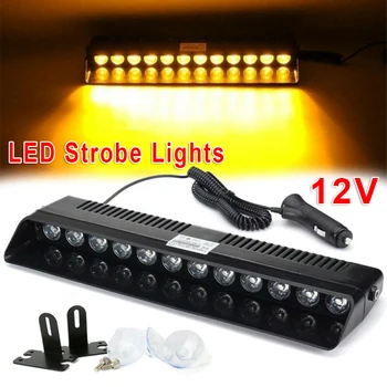 

Trucks LED Work Light Amber Strobe Sturdy PC DC 12V Adjustable Replacement