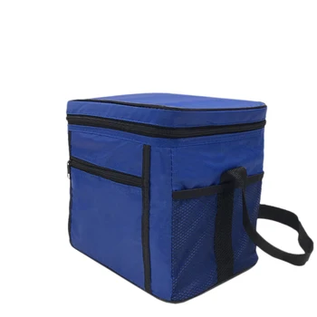 

Cooler Bag Folding Insulation Large Portable Ice Bags Waterproof Lunch Leisure Picnic Packet Bento Box Food Thermal Bag Tote Blu