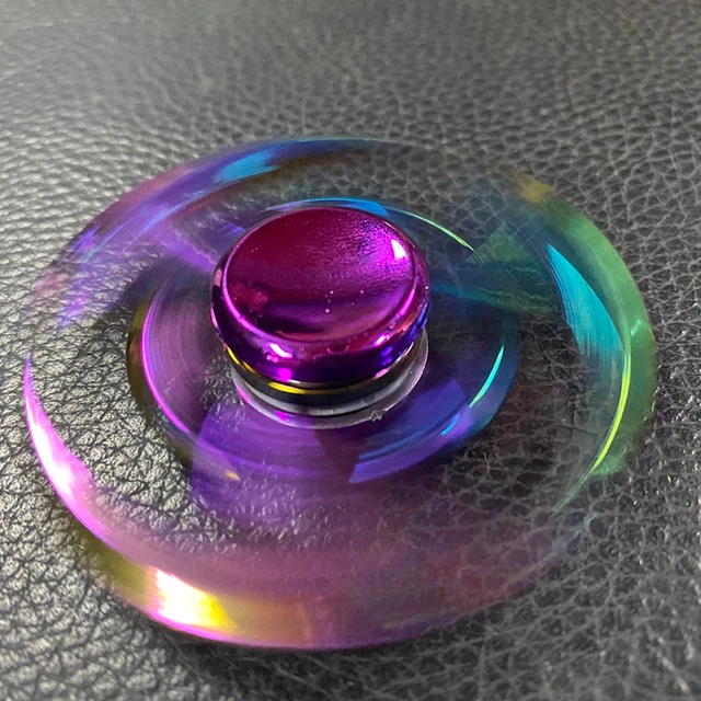 Fidget Hand spinner Finger Gyro Rose doré #3