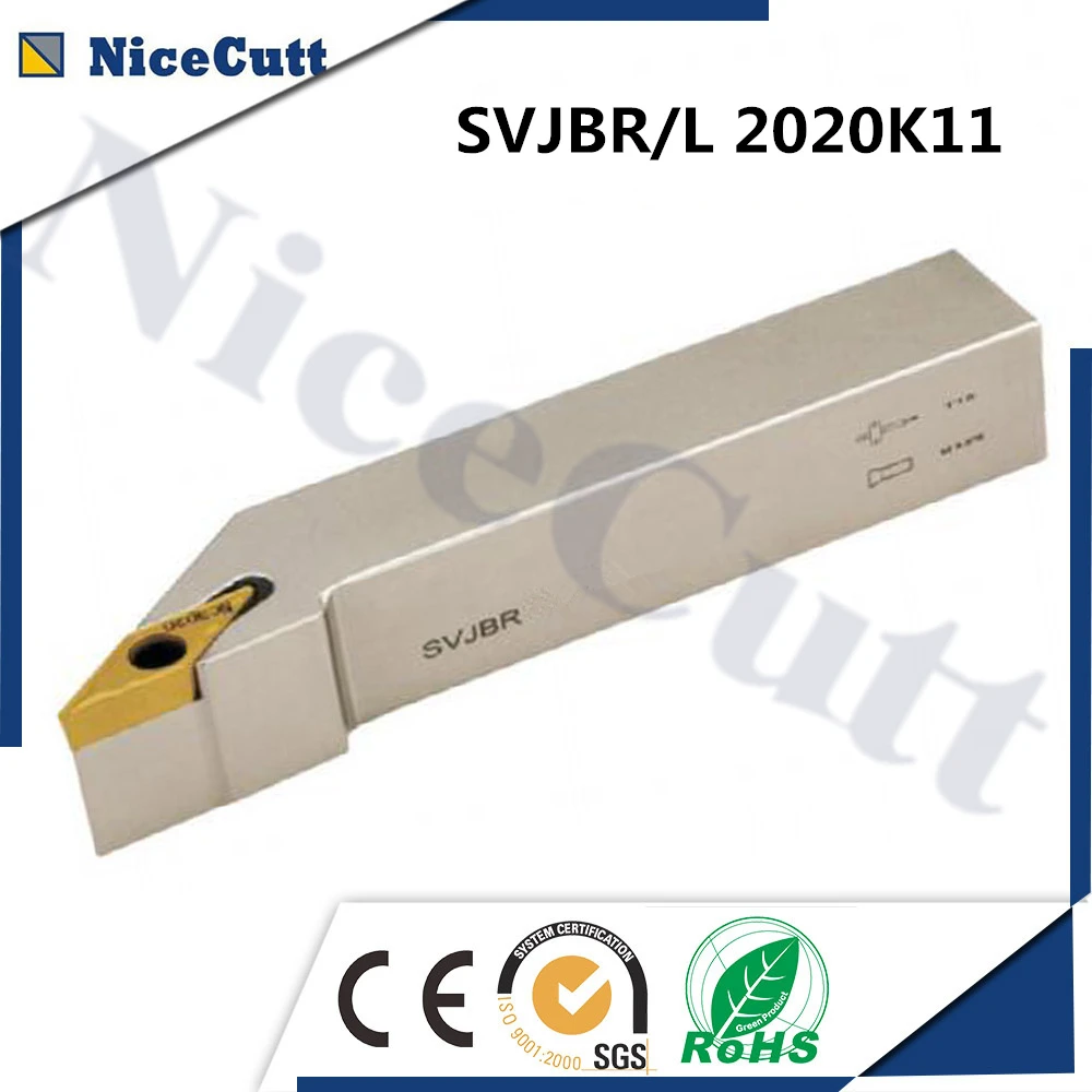 Nicecutt SVJBR2020K16 SVJBL2020K16 External Turning Tool Holder Machine VBMT insert Lathe cutting tool Freeshipping | Инструменты