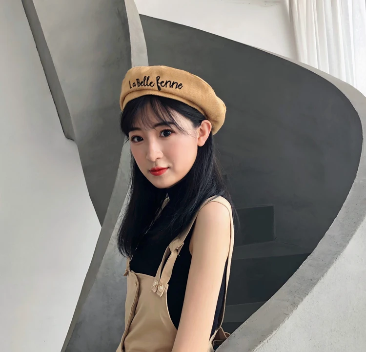 Корейский Стильный берет Женская осенне-зимняя английская ретро-стильная шляпа художника в британском стиле шляпа тыквы девушка высокая мода шляпы