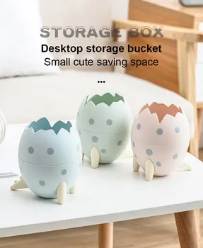 

Student Pen Holder Cute Cartoon Dragon Egg-shaped Pen Holder Creative Fashion Desktop Makeup Brush Storage Box