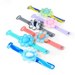 Bracelet rotatif en Silicone pour enfants, jouets de décompression, Anti Stress, sensoriel, cadeau de noël 