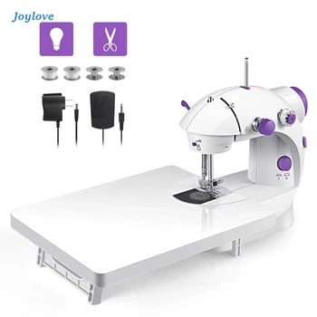 

Joylove Mini Handheld Portable Electrec Sewing Machine Dual Speed Adjustment Light Stitch Sew Needlework Machine A Coudre Stitch