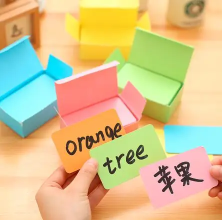 

Flash Card Study card Block Checklist Note Memo Pad stationery Notepad Memo pad Planner Index Tab School Office Decoration