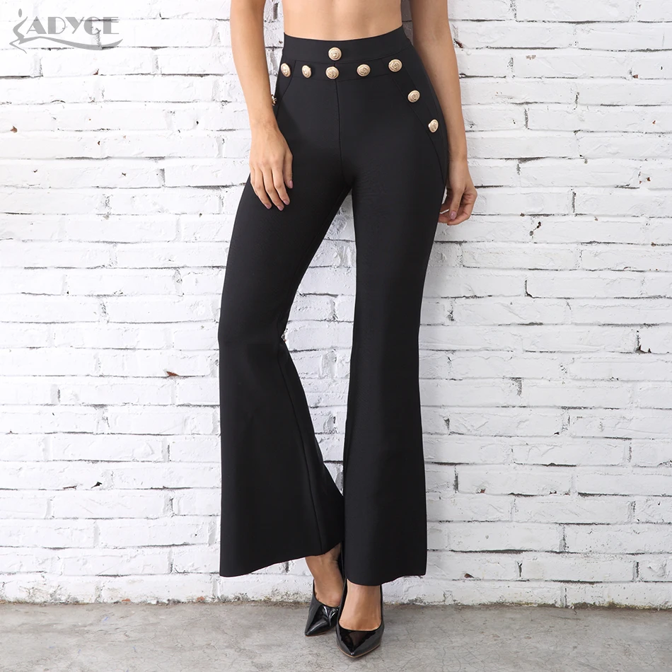 Женские облегающие брюки Adyce белые/красные широкие для лета 2020|fashion trousers|pants