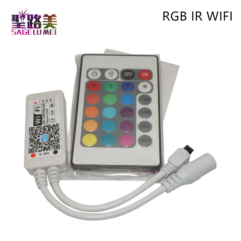Светодиодный контроллер 16 миллионов цветов Wi Fi RGB/RGBW управление смартфоном режим