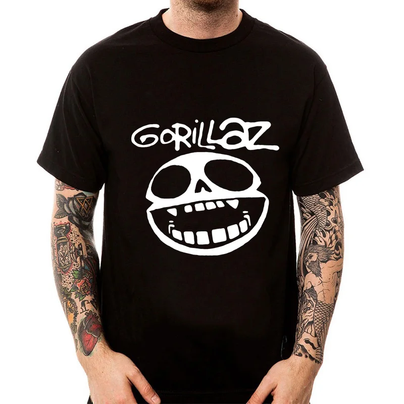 Женская футболка с мультипликационным рисунком Gorillaz 2021 популярные женские
