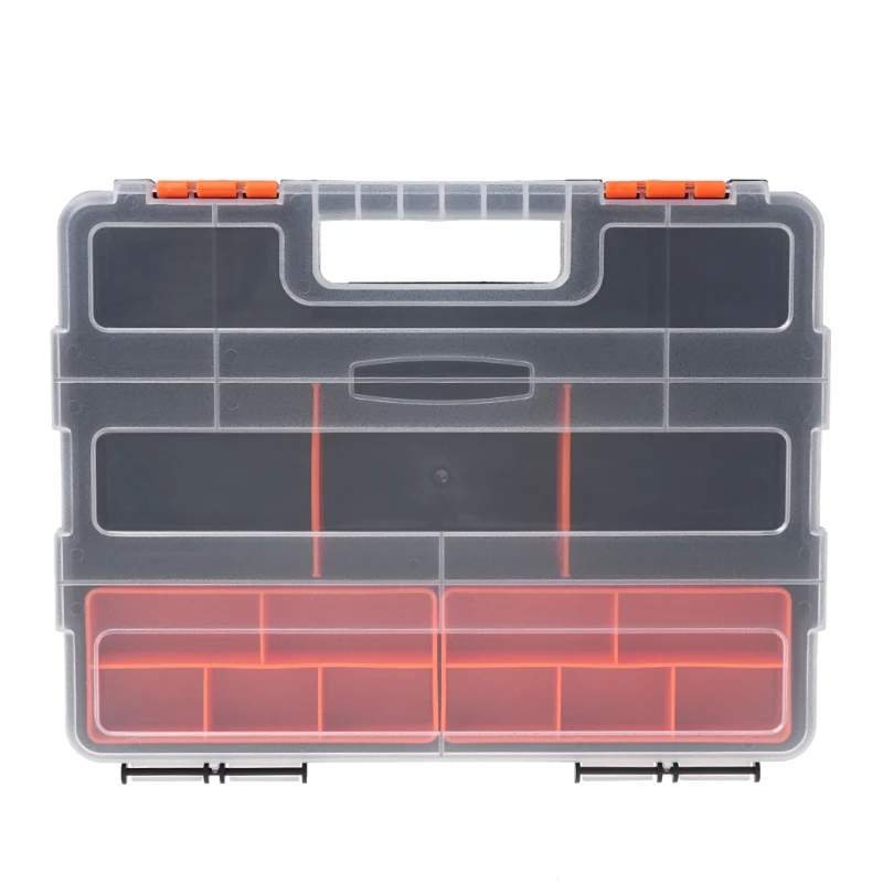 Plastic Carry Tool Storage Case Spanner Screwdriver Parts Hardware Organizer Box