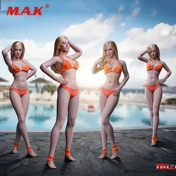 

S32A S33B 29.4cm Hight 1/6 Pale /Suntan TBLeague Super Flexible Female Long Leg Seamless Body fit 12‘’ female figure body