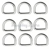 10 PCS 5mm/4mm Diameter Forged AISI 316 Stainless Steel Welded D Ring Boat Hardware Rigging Kayak Boat Accessories Marine Surf ► Photo 2/4