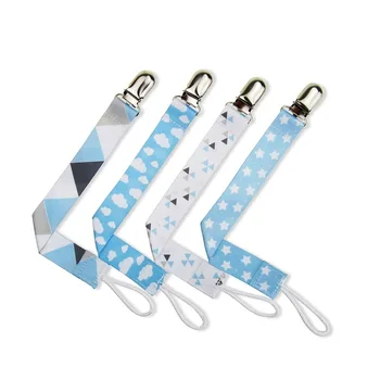 

4Pcs/lot Baby Pacifier Clip Pacifier Chain Dummy Clip Nipple Holder For Nipples Children Pacifier Clips Teether Anti-drop Rope