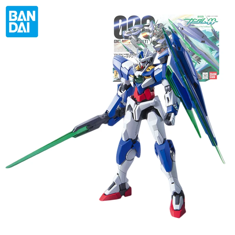 Оригинальные фигурки Bandai Gundam HG 00 66 1/144 55 дюймов квантовые 00Q Gunpla аниме детские