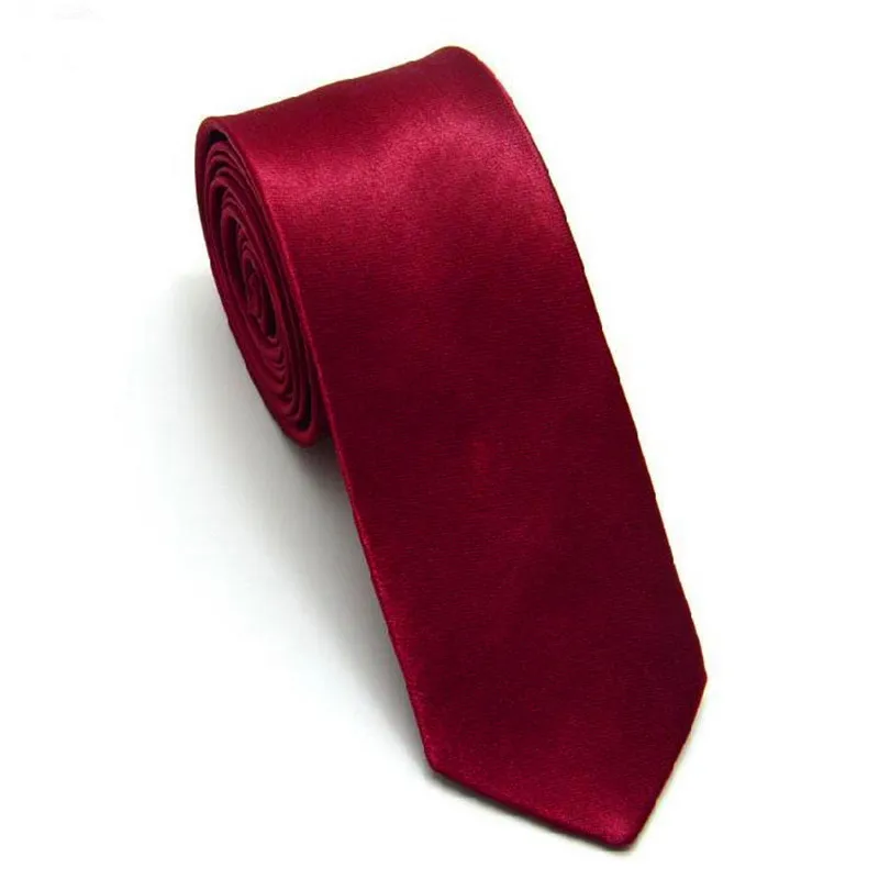 Slim Narrow Black Tie For Men 5cm Casual Arrow Skinny Red Necktie Fashion Man Accessories Simplicity For Party Formal Ties